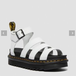 Dr. Martens Blair’s Hydro Leather sandals W9 in white